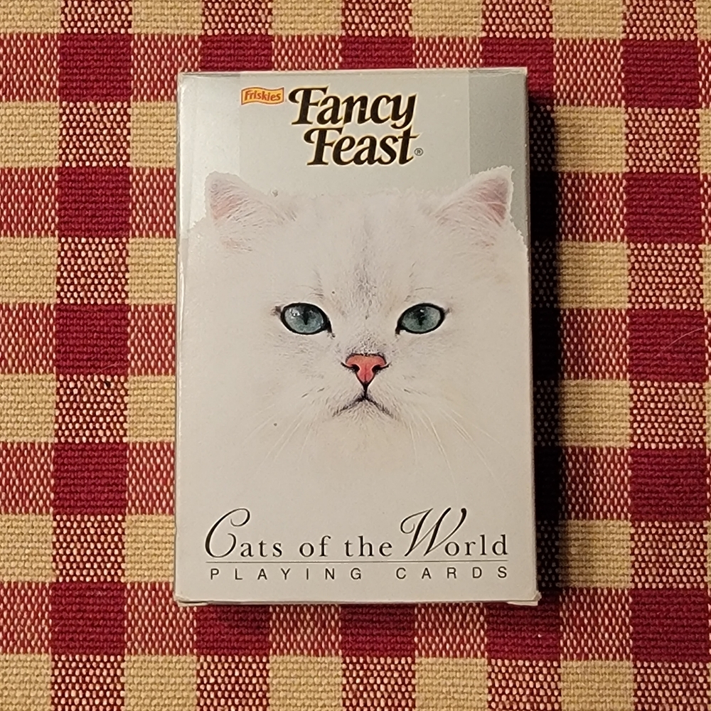 FANCY FEAST® ♡ Rare Vintage 90's Friskies® "Cats of The World" Playing Cards